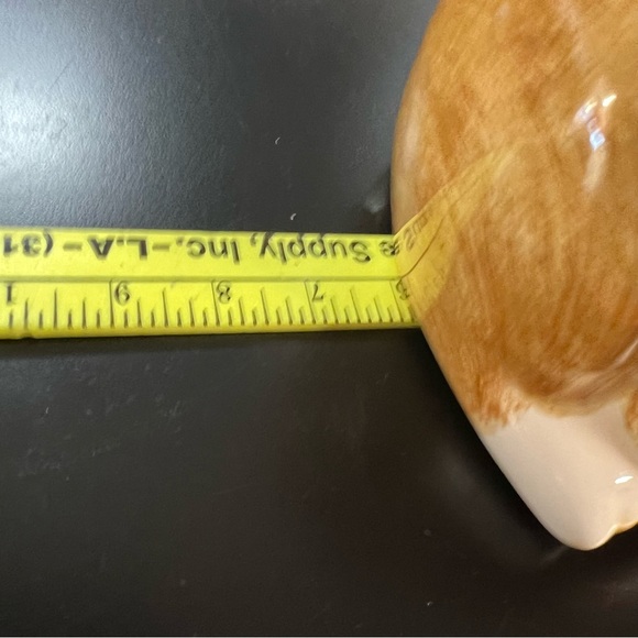 N. S. Gustin Co. Hand Decorated Tabby Cat Cookie Jar Hand Decorated Made U.S.A. - Picture 8 of 12